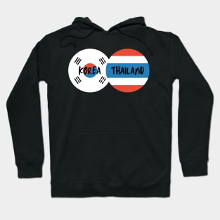 Korean Thai - Korea, Thailand Hoodie